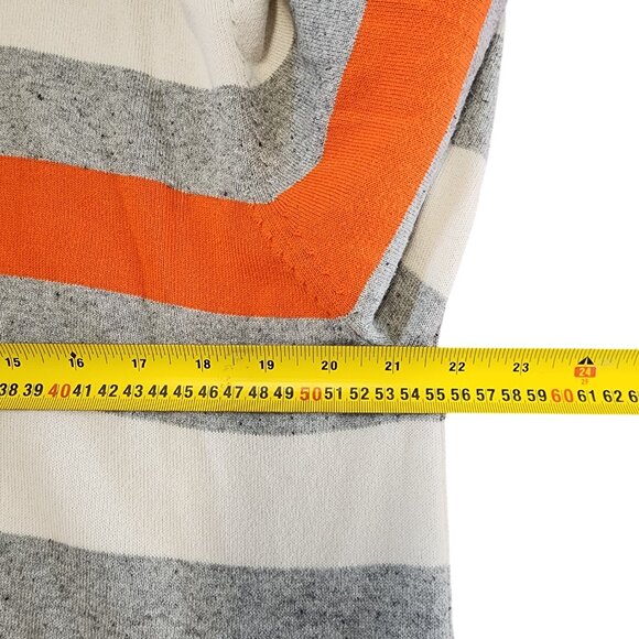 Le 31 Par Simons Men's Hoodie Size XL Striped Gray & White 100% Cotton - Picture 11 of 11